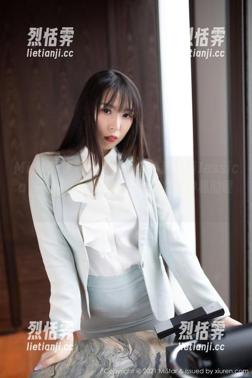 MiStar魅妍社 - 作品中的赵欢颜Jessica，礼服让原图透着一丝奢华与神秘的暧昧